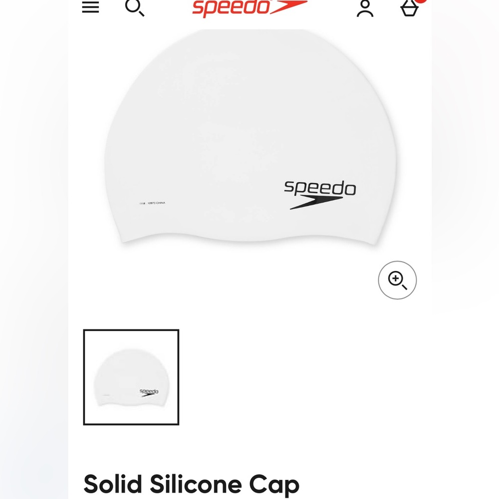 Brand new swim cap in box